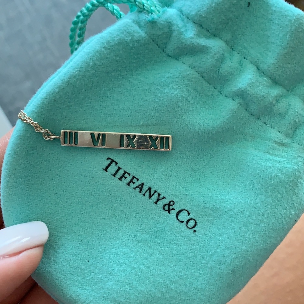 Tiffany & Co Atlas collection silver necklace